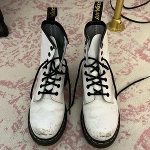 Dr. Martens 1460 White Boots